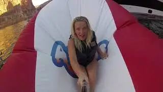 The Water Launch at Lake Powell with HowDoesShe
