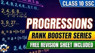 Class 10 Progressions  | Rank Booster | Fast Revision + Important Questions