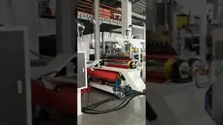 PP colorful gift ribbon film machine