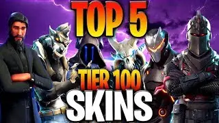 TOP 5 TIER 100 SKINS IN FORTNITE BATTLE ROYALE (Ranking The Tier 100 Battle Pass Skins)