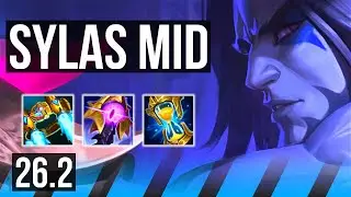 SYLAS vs FIZZ (MID) | Good KDA: 12/1/11 | KR Master | 26.2