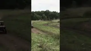 Rzr xp1000 launching a jump #utv #offroad #jump #racing