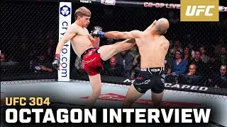 Arnold Allen Octagon Interview | UFC 304
