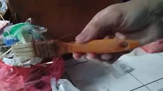 Kuas, kotak kardus keras persegi, mika dll