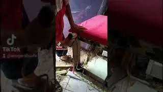 servis sofa pasang karet busa kain sampai selesai