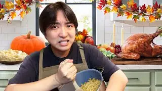 Cooking an Entire Thanksgiving Feast Alone For The First Time