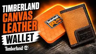 🔥 Timberland Canvas Leather Wallet 🔥