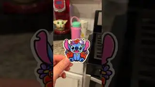 Stitch Waterproof Sticker! Check more in my shop! www.yomafunfinds #stickers #sticker #cartoons