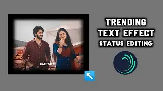 New Viral Lyrics Status video editing| Lofi Remix Status Editing | Alight Motion new Video Editing