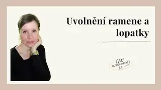Uvolnění ramene a lopatky v leže na boku