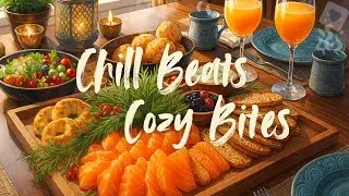 Relaxing Lofi Cafe Music | Animated Comfort Food for Focus Live 4K Wallpaper