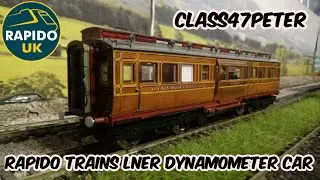 Rapido Trains UK LNER Dynamometer Car, LNER 1928 to 1938 Livery Condition | Review and Running