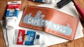 How to Block Print on Leather