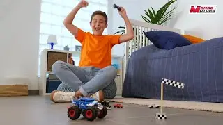 Monster Truck t&eacute;l&eacute;command&eacute; Hot Wheels - Mondo Motors - Bone Shaker