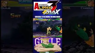 Guile dominates Charlie in Street Fighter Alpha 3 Max