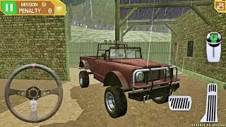 Classic Pickup Truck Driving - 4x4 Dirt Offroad Parking - New Android Gameplay