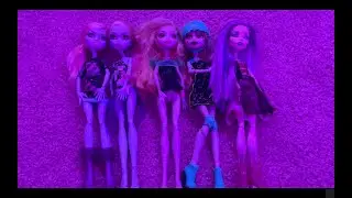 Monster high doll lot hair wash!