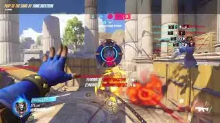 Overwatch:and people say Junkrat takes no skill
