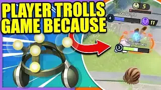 Players TROLLS because he doesn't know how EXP SHARE WORKS | Pokemon Unite