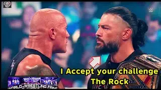 Rock vs roman Reigns || Roman Accept the challenge || fan made promo