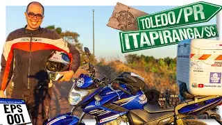 Primeiro Dia de uma Viagem de Moto de 80 Dias | Viagem Brasil do Sul ao Norte Ep. 1