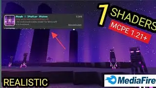 TOP BEST 1 SHADERS MCPE 1.21+ REALISTIC NO LAG SUPPORT MINECRAFT RENDER DRAGON