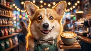 When a Corgi Runs a Coffee Shop! 🥐 Funny Dog Videos & Cute Animals