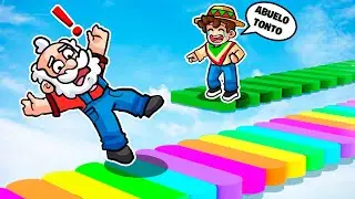¡NO TE CAIGAS del PUENTE en ROBLOX! 💀😂 con SILVIOGAMER