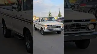 Ford F150 Ranger Classic Pickup Truck Drive By Engine Sound Culver's Romeo Thursday Car Show 2024
