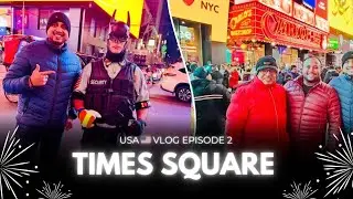 Times Square NYC at Night 🇺🇸 |USA Vlog Episode 2