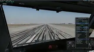 X-Plane 12 - LevelUp 737-600 Landing at KLAS/08R
