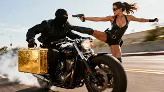 2025 Action Movie: Terrorists Steal Gold And Flee The Border, SWAT Takes Them Down In A Fiery Chase.