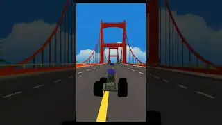 speed of track car in dude theft wars. #subscribe