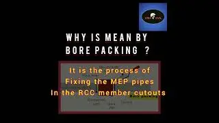 What is Mean by Bore Packing | Civil Engineering interview questions |Today's Information |
