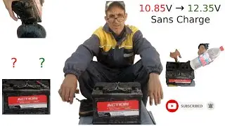 Ne change pas la batterie avant de voire! Car Battery Repair - How to repair dead dry battery AtHome