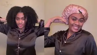 YANIBEST Adjustable Silk Bonnet, Double Layer Satin Bonnet, Hair Bonnet for Sleeping