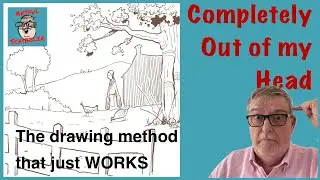 A Cartoon Drawing Straight Out Of My Head - Full Demonstration
