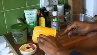 Curly pudding recipe for natural 4c hair
