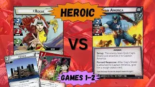 Rogue(A) vs Captain America (Heroic) | Games 1-2