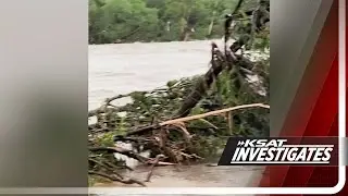 KSAT's Dillon Collier shows damage along Cade Loop after deadly Hill Country floods