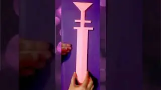 How To Make Ninja Sword Diy #ninjasword #shorts #craftideas #papercraft #youtubeshorts