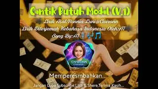 Cantik Butuh Modal (V.1)-🎼Lirik Asal:Ronnia Luni@Civironn,Song By:AI🎙🎶🎵