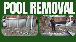 Above Ground Pool Removal Done Right 💪 Full Demo & Cleanup!