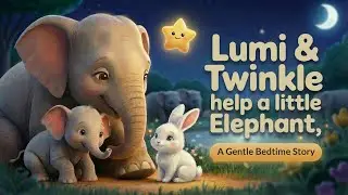 Lumi and Twinkle Help a Little Elephant | A Gentle Bedtime Story