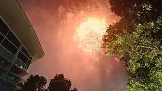 Singapore firework 2025 simulation national day