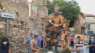La Statua di San Costantino ritorna nella sua Chiesa a Capri Leone