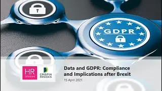 Data and GDPR - Compliance and Implications after Brexit