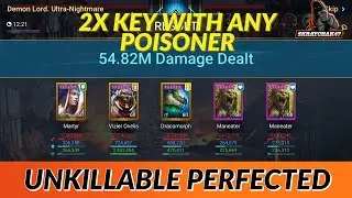 Double Maneater Unkillable | 2x Keys UNM Top Chest Team With Any Poisoner | RAID: Shadow Legends