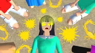 MATA ANGEL KELUAR NANA || VLOG KING HAPPY FAMILY || Drama Sakura School Simulator
