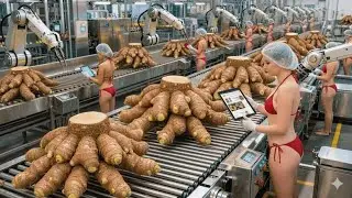 Inside the Largest US Factory &ndash; From Raw Ginger to Premium Powder (Full Process)